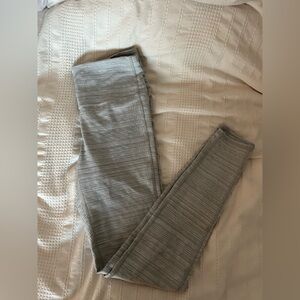 Athleta Light Gray Textured Pants